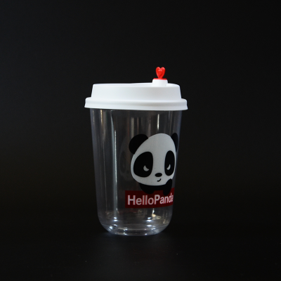 U Shape Boba Plastic Cups With Custom Logo printed Gobelets Plastique