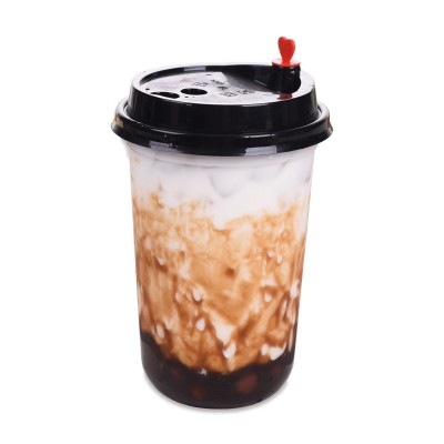 2020 Popular 20OZ 25OZ Hard Disposable PP PET plastic cup disposable smoothie plastic cups with coffee work table