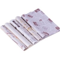 Customized greaseproof wholesale paper water proof burger wrapping paper eco