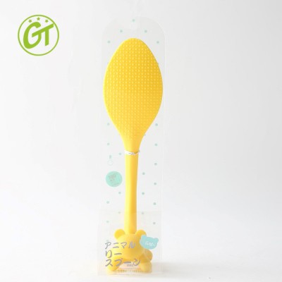 Multifunction creative plastic animal shape rice standing fancy spoon