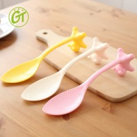 Colorful design dessert meal custom rice cooking spoon