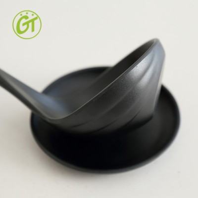 Soup plastic standing non stick plastic swan spoon