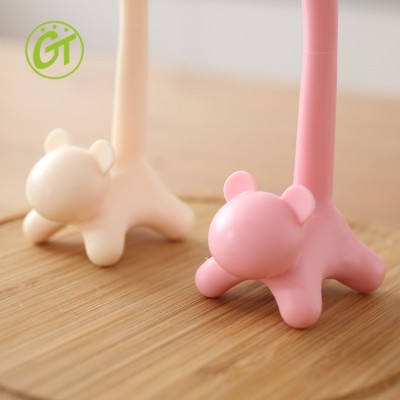 No stick standing kitchen rice design plastic spoon